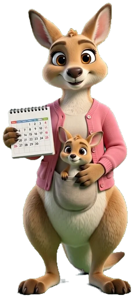 Kanga, une kangourou